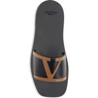 Sandale Valentino Garavani Dama - Sandale Valentino Garavani Viva Superstar Sandals NERO/ROASTED PECAN Femei (BM 18227638) - B-mall.ro