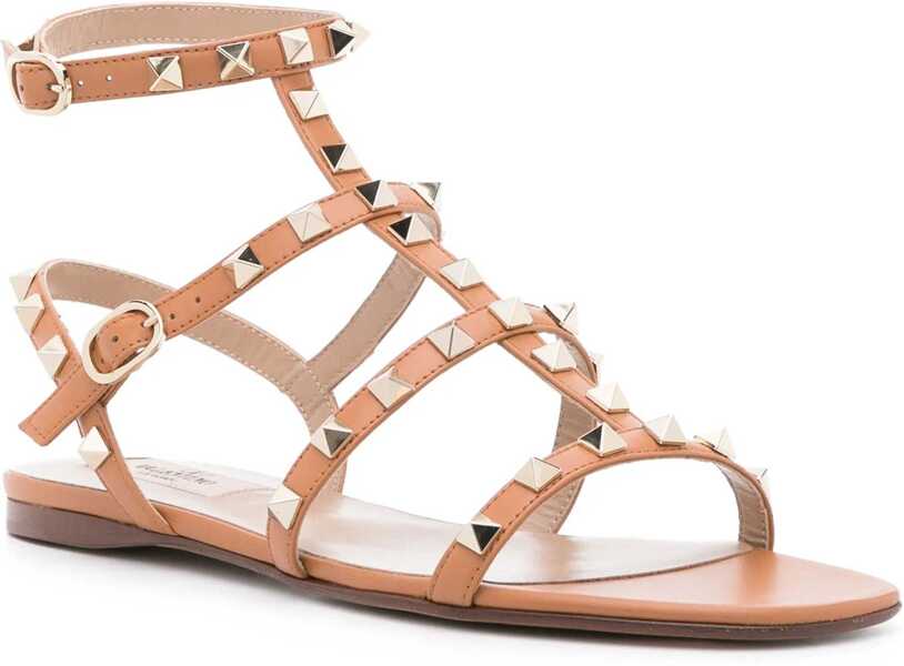 Sandale Valentino Garavani Rockstud Sandals ALMOND BEIGE Femei (BM 18227653) 2