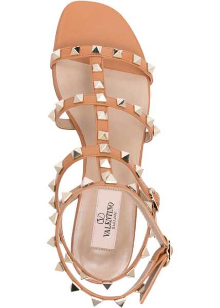 Sandale Valentino Garavani Rockstud Sandals ALMOND BEIGE Femei (BM 18227653) 4