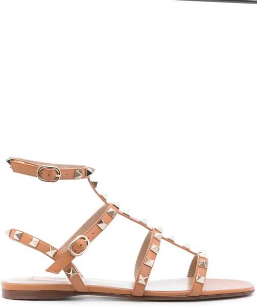 Sandale Valentino Garavani Rockstud Sandals ALMOND BEIGE Femei (BM 18227653) 1