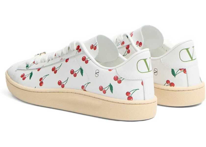 Sneakers Valentino Garavani Royco Cherryfic Sneakers BIANCO-ROSSO-VERDE/BIANCO/GREEN BRI/PAPY Femei (BM 18227704) 3