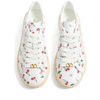 Incaltaminte Valentino Garavani Dama - Sneakers Valentino Garavani Royco Cherryfic Sneakers BIANCO-ROSSO-VERDE/BIANCO/GREEN BRI/PAPY Femei (BM 18227704) - B-mall.ro