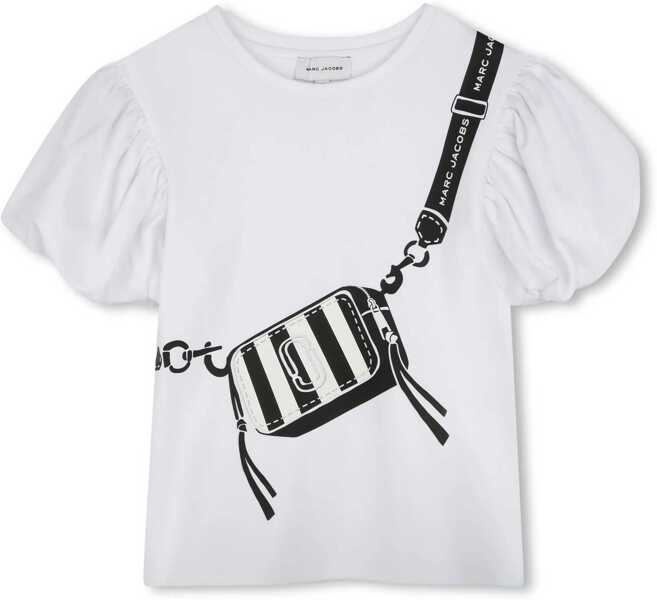 Tricouri Marc Jacobs T-Shirt WHITE Fete (BM 18227731) 1