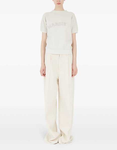 Bluze de trening Maison Margiela Short-Sleeved Sweatshirt IVORY Femei (BM 18227830) 2