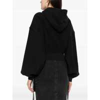 Bluze de trening Alexander Wang Dama - Bluze de trening Alexander Wang Cropped Hoodie In Cotton BLACK Femei (BM 18228253) - B-mall.ro