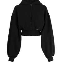 Bluze de trening Cropped Hoodie In Cotton Femei
