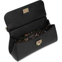 Genti de mana Dolce & Gabbana Dama - Genti de mana Dolce & Gabbana Elongated Sicily Handbag BLACK Femei (BM 18228271) - B-mall.ro