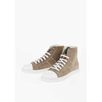 Sneakers Id Suede High-Top Sneakers With Contrasting Details Barbati