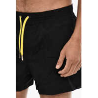 Sorturi de baie DSQUARED2 pentru Barbati - Bermude DSQUARED2 Printed Pacman Swimshorts With Dawstrings Black Barbati (BM 18228349) - B-mall.ro