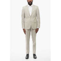 Costume Cc Collection Pinstriped Refined Virgin Wool Suit Barbati