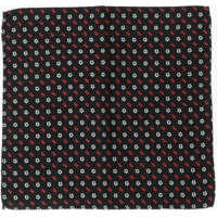 Esarfe Silk Pocket Square With All-Over Monogram Barbati