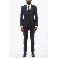 Costume Code Three-Pieces Suit With Contrasting Trims Barbati