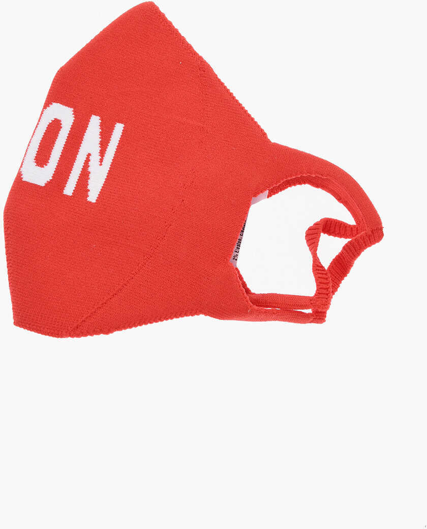 Accesorii de voiaj DSQUARED2 Fabric Icon Face Mask Orange Barbati (BM 18228433) 2