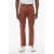 CORNELIANI Id Luxury Straight Fit Denims With Embroidered Logo Orange