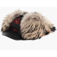 Caciuli Ski Wool Cap With Real Fur Detail Barbati