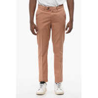 Pantaloni casual Circle Textured Cotton Chinos Pants Barbati