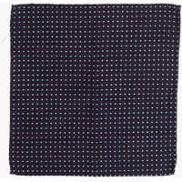 Esarfe Patterned Silk And Cotton Pocket Square Barbati