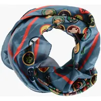 Esarfe Patches Patterned Silk Foulard Barbati