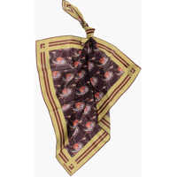 Esarfe Silk Foulard With Floral Paisley Motif Femei