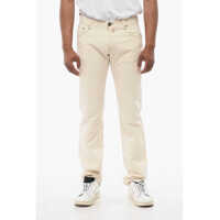 Pantaloni casual Id Cotton And Linen 5 Pockets Selvedge Pants With Visible St Barbati