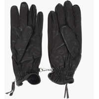Manusi pentru Barbati - Manusi DSQUARED2 Leather Gloves With Half Zip And Embossed Logo Brown Barbati (BM 18228943) - B-mall.ro