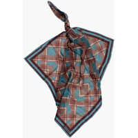 Esarfe Checked Silk Foulard Femei