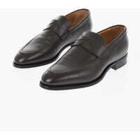 Mocasini Saffiano Leather Penny Loafers Barbati