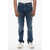 CORNELIANI Id Luxury Straight Fit Denims With Embroidered Logo Blue