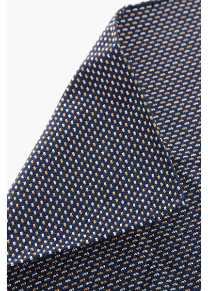 Esarfe DSQUARED2 Silk And Cotton Pocket Square Orange Barbati (BM 18229396) 3