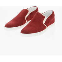 Sneakers Id Suede Slip On Sneakers With Contrasting Sole Barbati