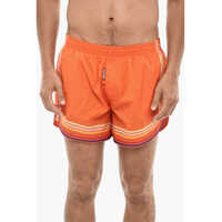 Sorturi de baie Striped Print Swim Shorts Barbati