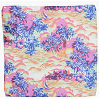 Esarfe Patterned Silk Hawaii Pocket Square Barbati