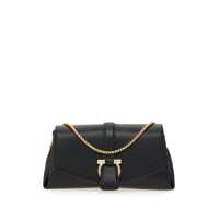 Genti de umar Salvatore Ferragamo Leather Crossbody Bag Femei