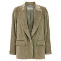 Sacouri Peserico Ribbed Velvet Blazer Femei