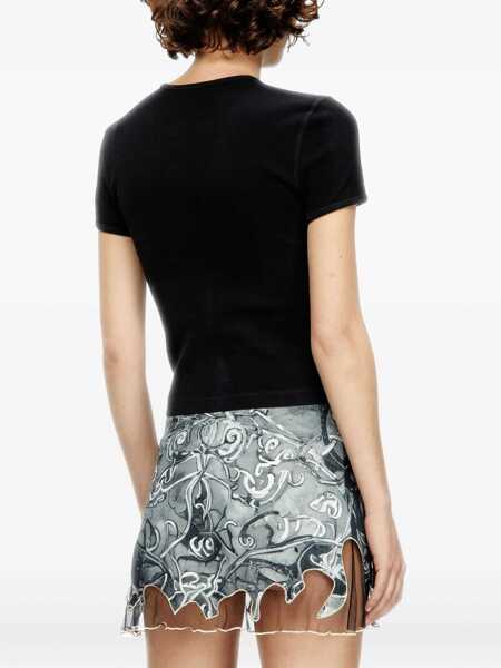 Topuri Diesel Diesel T-Ele-Long-P2 Clothing Black Femei (BM 18231426) 4