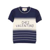 Tricouri Valentino Garavani Valentino Garavani 'Chez Valentino' T-Shirt Femei