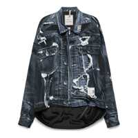 Geci Maison Mihara Yasuhiro T.A.Trompe L`Oeil Denim Jacket Clothing Femei