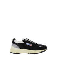 Sneakers 'Hyperway' Black Low Top Sneakers With Logo Patch On Tongue And Side In Suede And Mesh Woman Femei