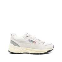Sneakers 'Hyperway' White Low Top Sneakers With Logo Patch On Side And Tongue In Suede And Mesh Woman Femei