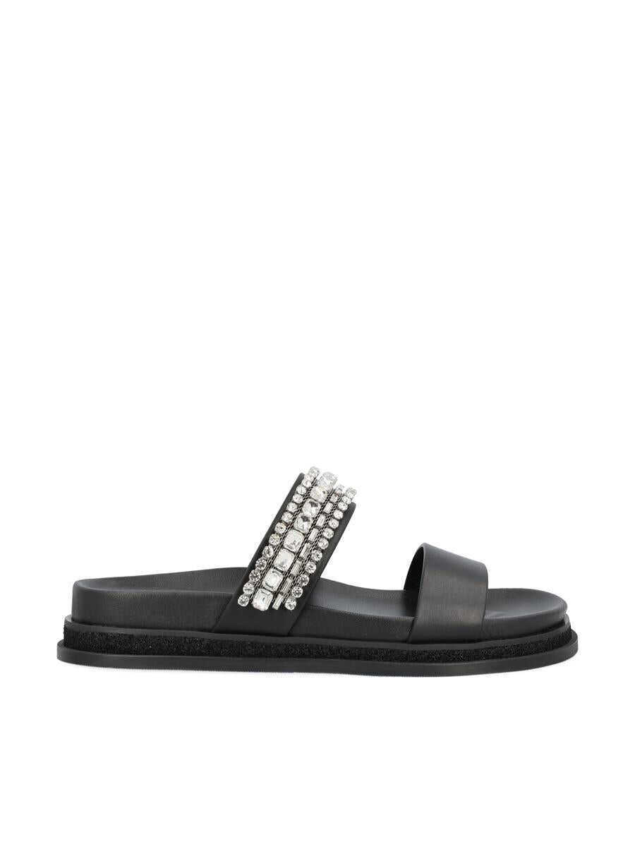 Sandale Jimmy Choo Jimmy Choo Sandals BLACK/CRYSTAL Femei (BM 18232620) 1