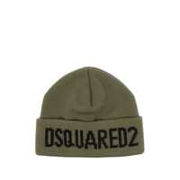 Sepci DSQUARED2 Military Green Wool Hat Barbati