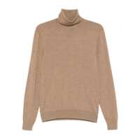 Pulovere Tom Ford Tom Ford Beige Wool Turtleneck Sweater Barbati