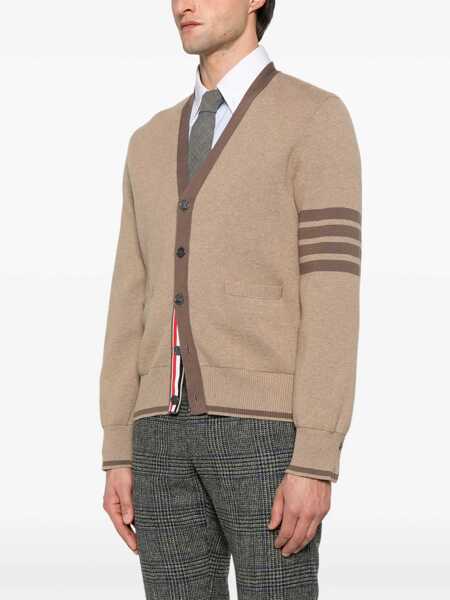 Pulovere Thom Browne Thom Browne Sweaters MED BROWN Barbati (BM 18232926) 3
