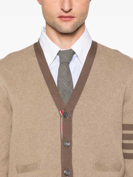Pulovere Thom Browne Thom Browne Sweaters MED BROWN Barbati (BM 18232926) 5