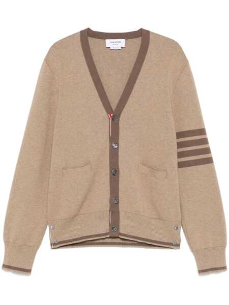 Pulovere Thom Browne Thom Browne Sweaters MED BROWN Barbati (BM 18232926) 1