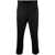 SAPIO Sapio Satin-Finish Cropped Tailored Trousers Black