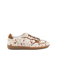 Sneakers 'Tb.490' Brown Low Top Sneakers With Embossed Logo On The Side And Perforated Details In Leather Woman Femei