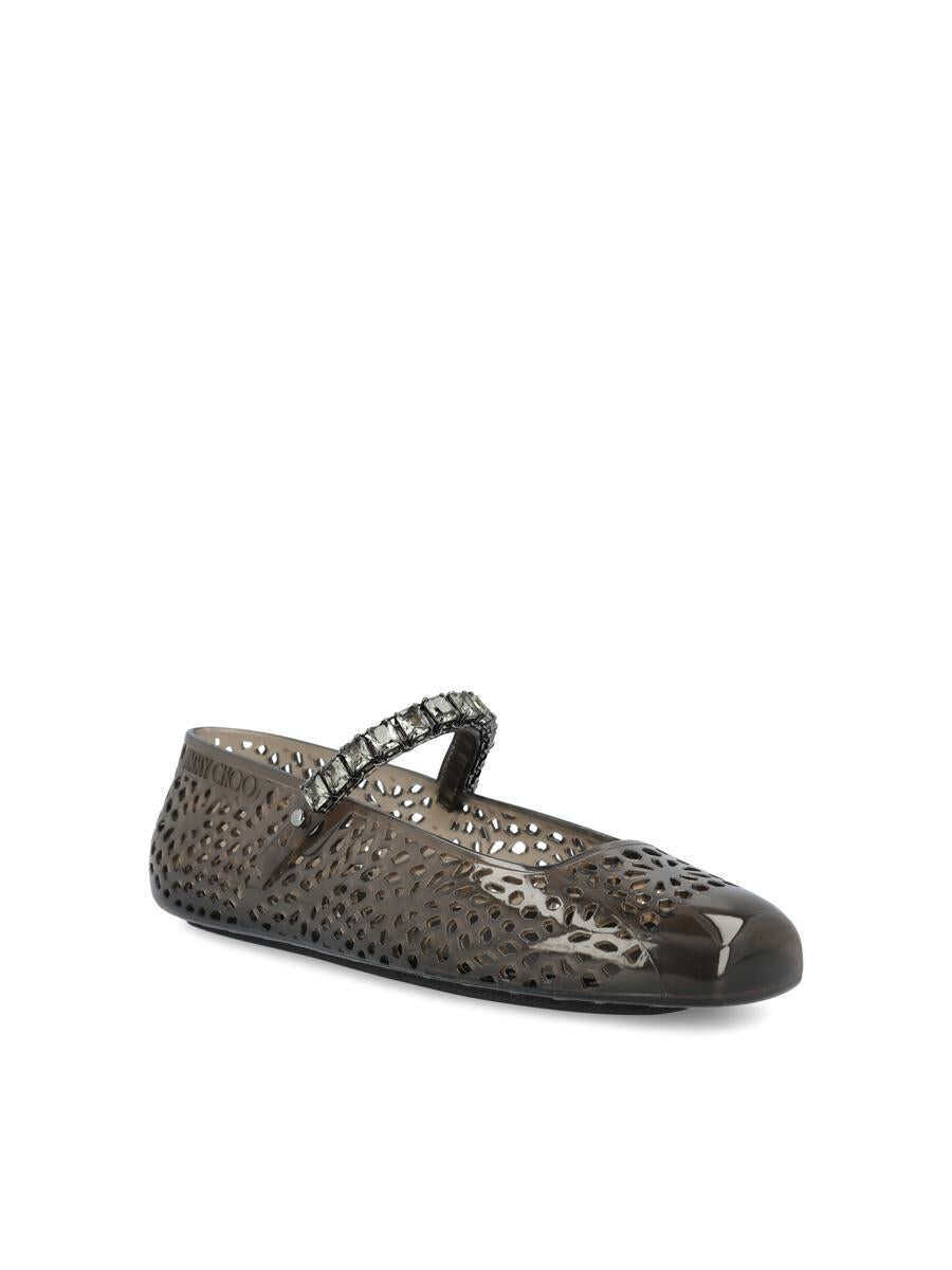 Balerini Jimmy Choo Jimmy Choo Low Shoes BLACK/SMOKE Femei (BM 18233610) 2