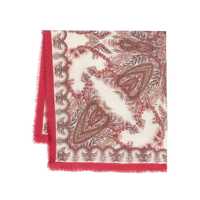 Esarfe Etro Wool And Cashmere Blended Paisley-Print Scarf Femei