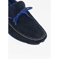 Pantofi de navigatie pentru Barbati - Pantofi de navigatie CORNELIANI Id Suede Boat Deck Shoes Blue Barbati (BM 18234202) - B-mall.ro